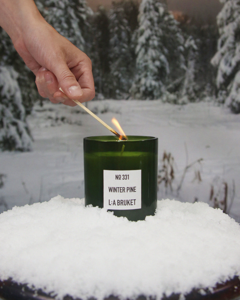 L:A BRUKET 331 Candle Winter Pine