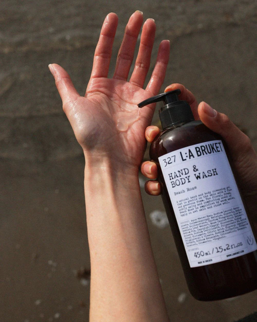 L:A BRUKET 327 Hand & Body Wash Beach Rose