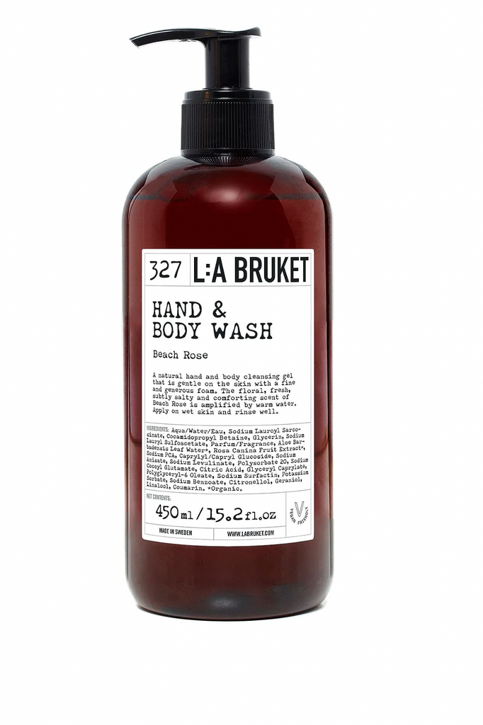 L:A BRUKET 327 Hand & Body Wash Beach Rose