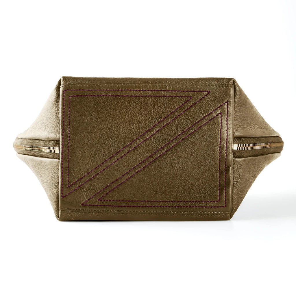 KUSSHI NEW Collection Metallic Bronze Leather with Bordeaux lining
