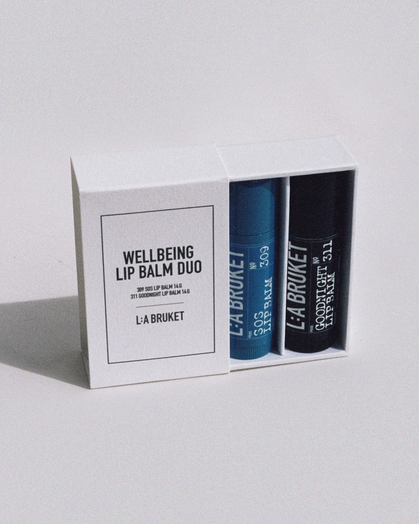 L:A BRUKET Wellbeing Lip Balm Duo