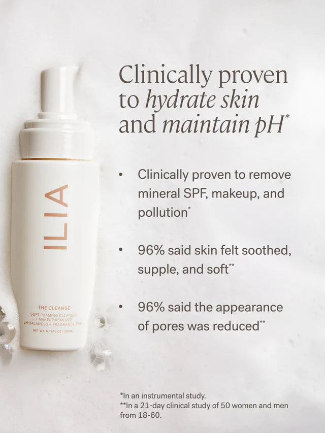 ILIA The Cleanse Soft Foaming Cleanser