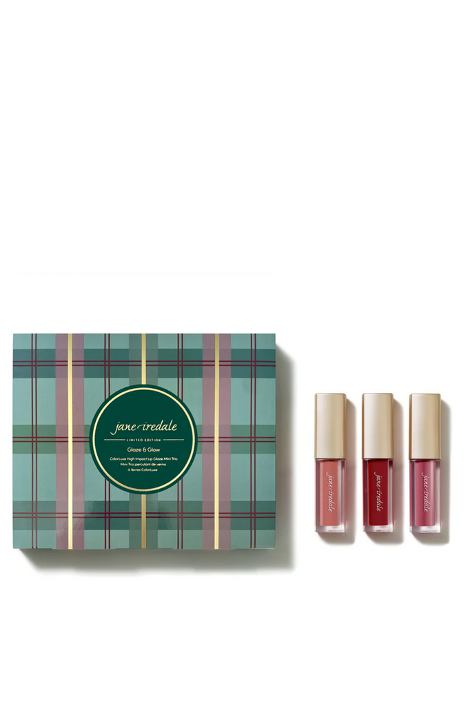Jane Iredale Glaze&Glow ColorLuxe Lip Glaze Mini Trio