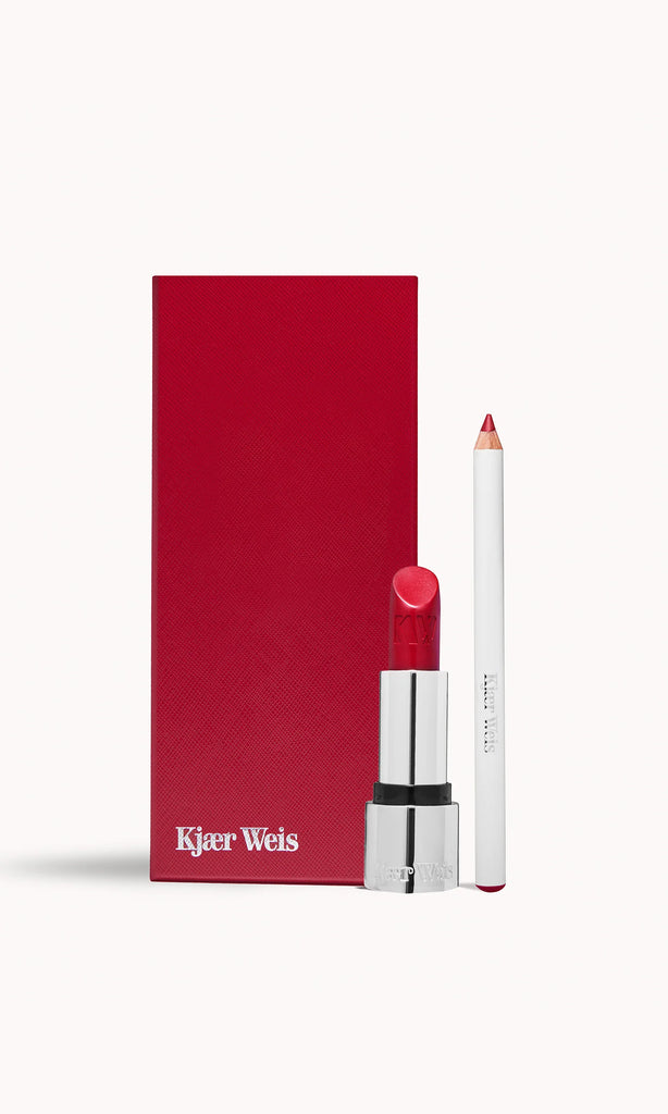 KJAER WEIS KW Perfect Lip Set in RED