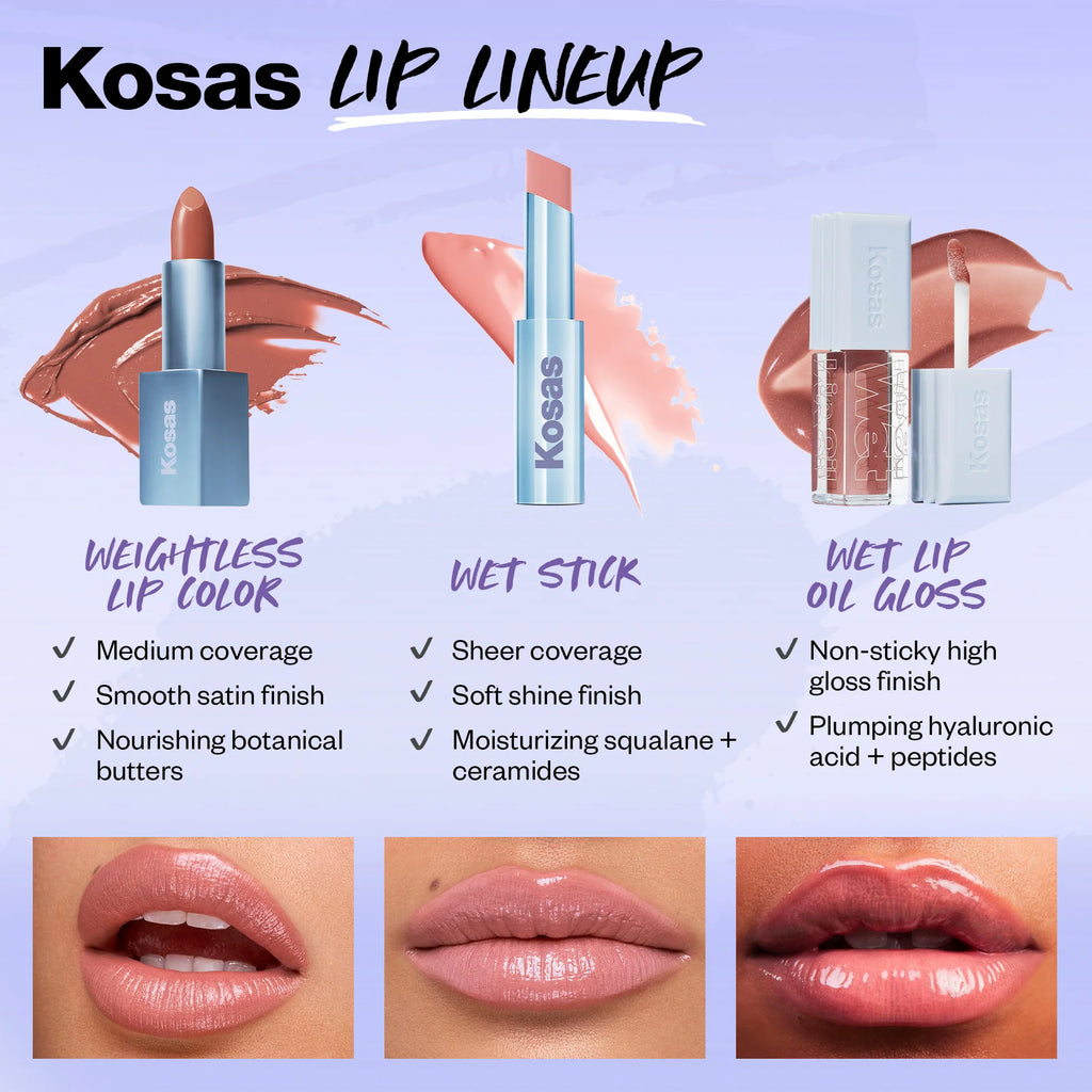 KOSAS Weightless Lip Color NEW