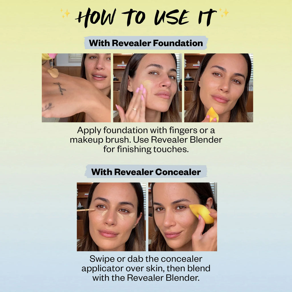 KOSAS Revealer Dual-Ended Makeup Blender