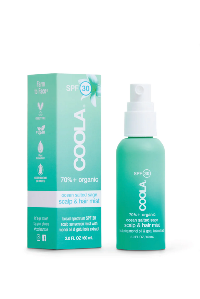 COOLA Scalp & Hair Mist Organic Sunscreen SPF30