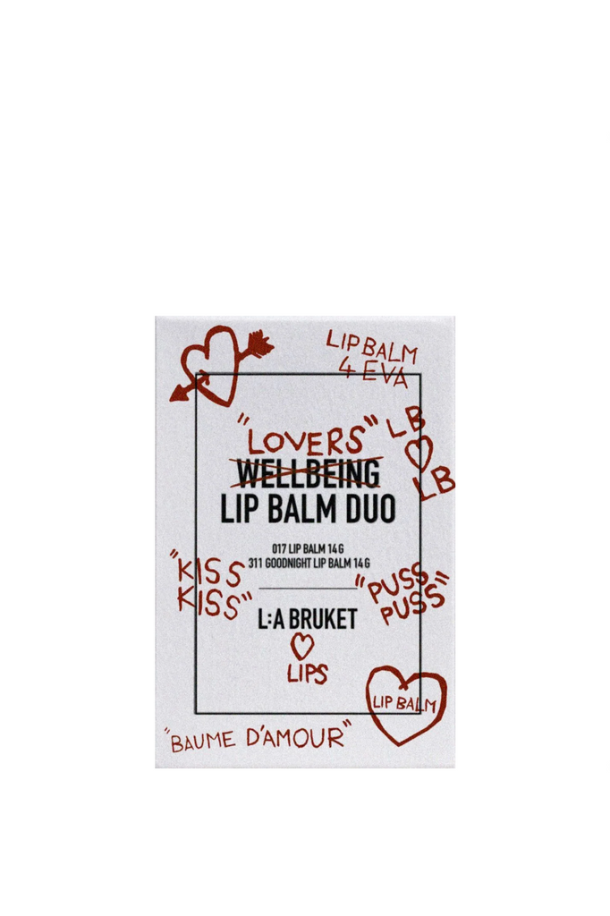L:A BRUKET Lovers Lip Balm Duo