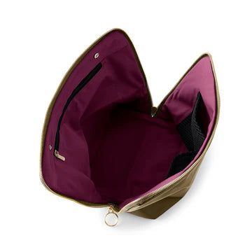 KUSSHI NEW Collection Metallic Bronze Leather with Bordeaux lining