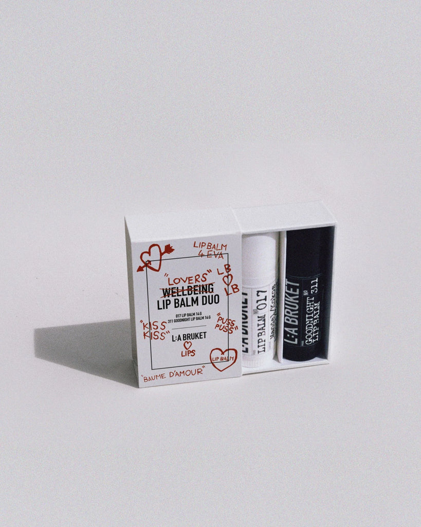 L:A BRUKET Lovers Lip Balm Duo