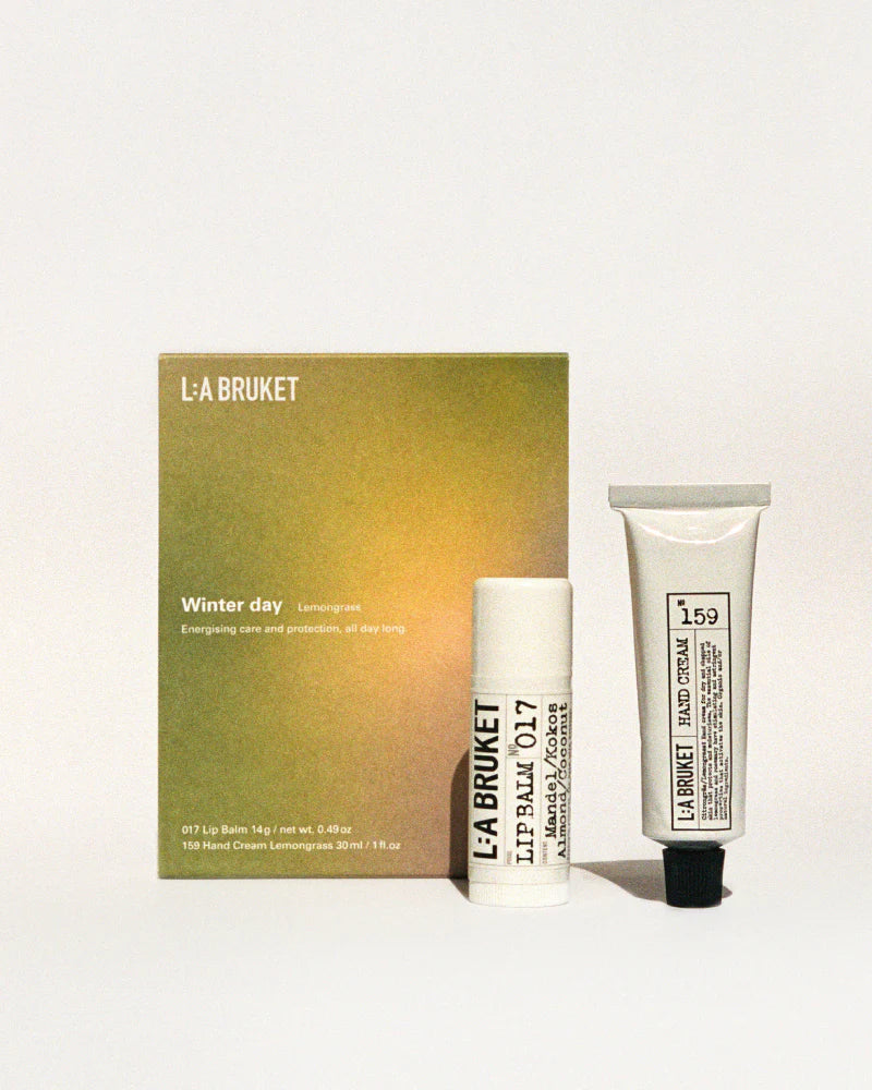 L:A BRUKET Winter day gift set LEMONGRASS