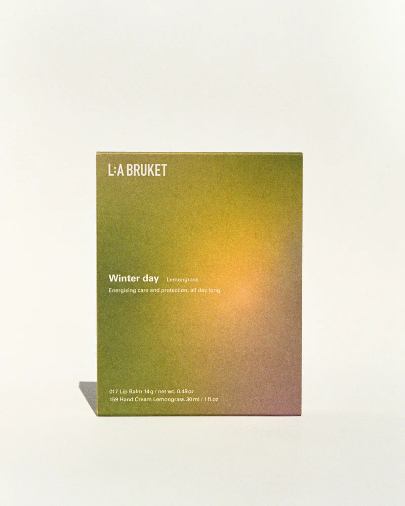 L:A BRUKET Winter day gift set LEMONGRASS