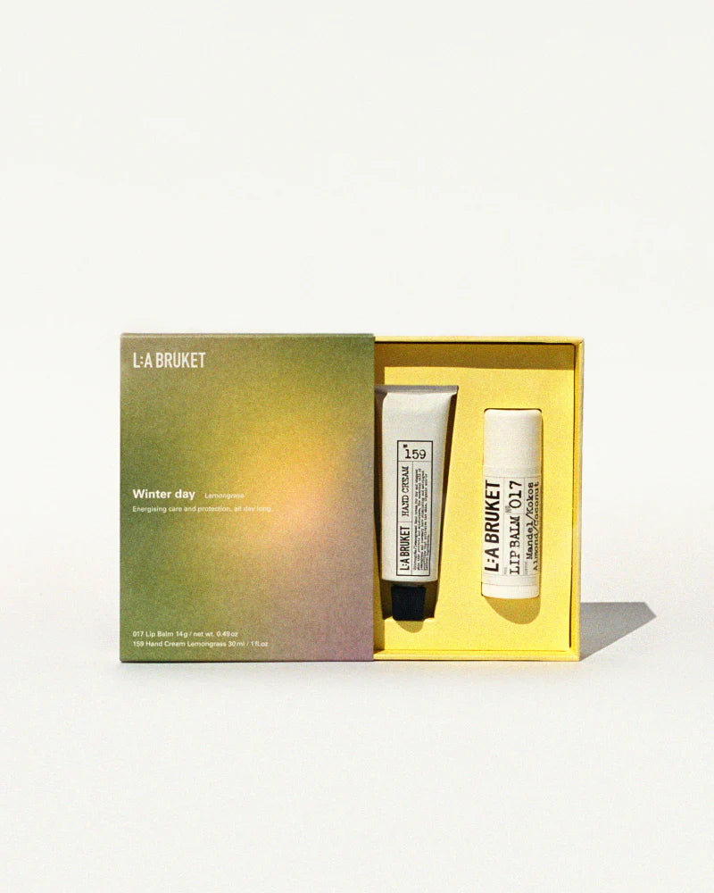 L:A BRUKET Winter day gift set LEMONGRASS
