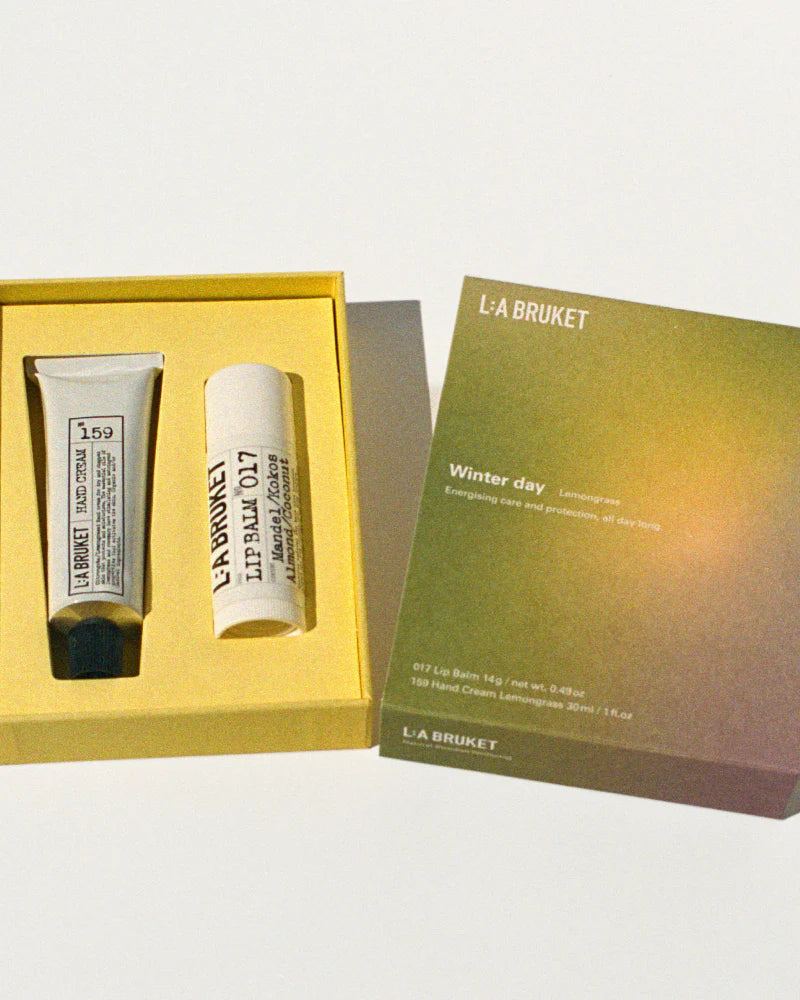 L:A BRUKET Winter day gift set LEMONGRASS