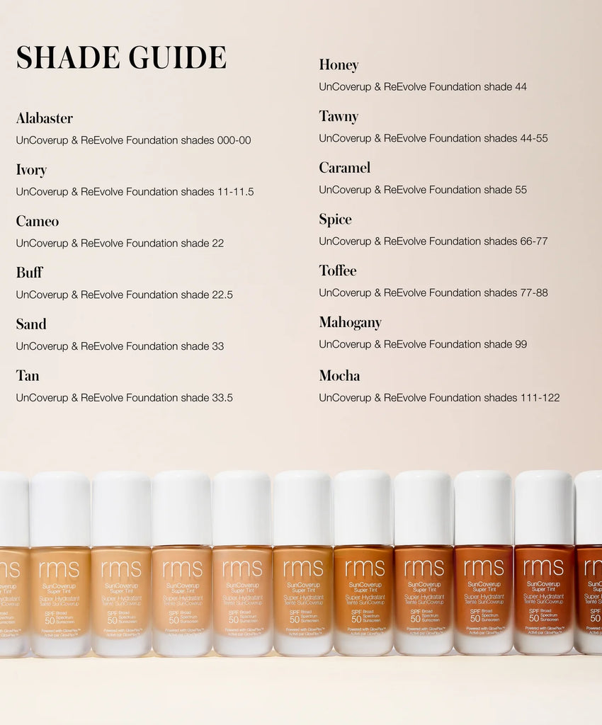 RMS SunCoverup Super Tint Broad Spectrum SPF 50 Sunscreen