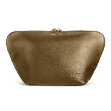 KUSSHI NEW Collection Metallic Bronze Leather with Bordeaux lining