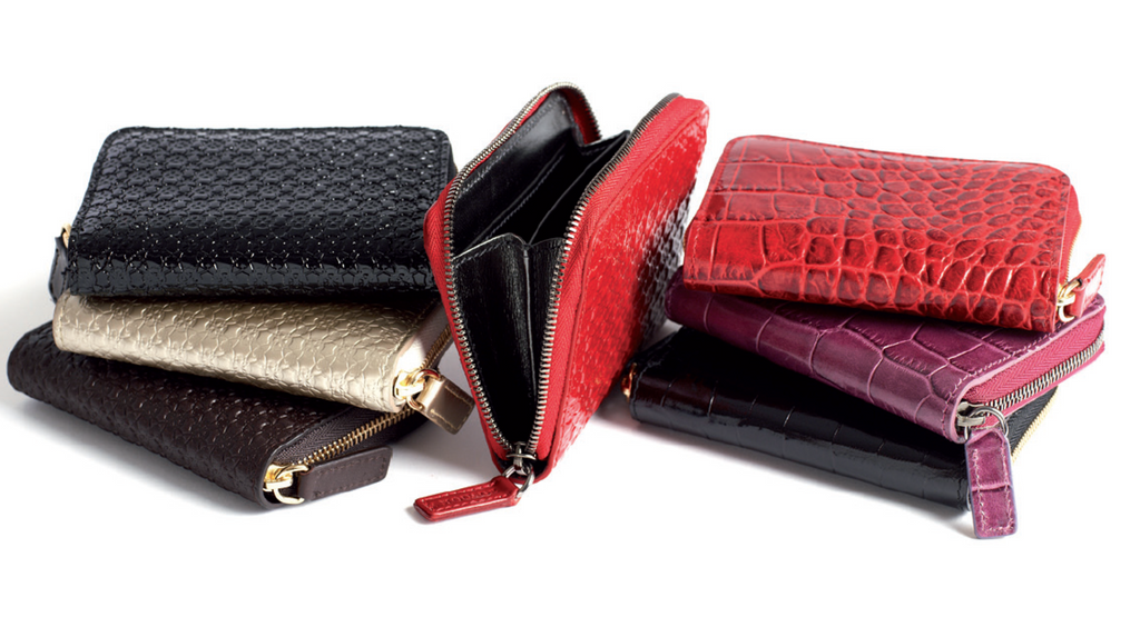 AMOUAGE Leather Wallet zip round small