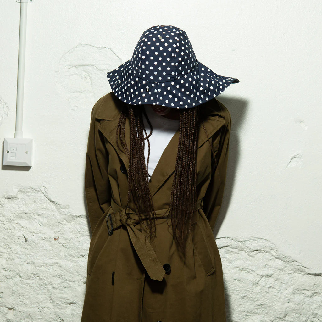 L'Hood The Ritza Polka Dot Navy & White