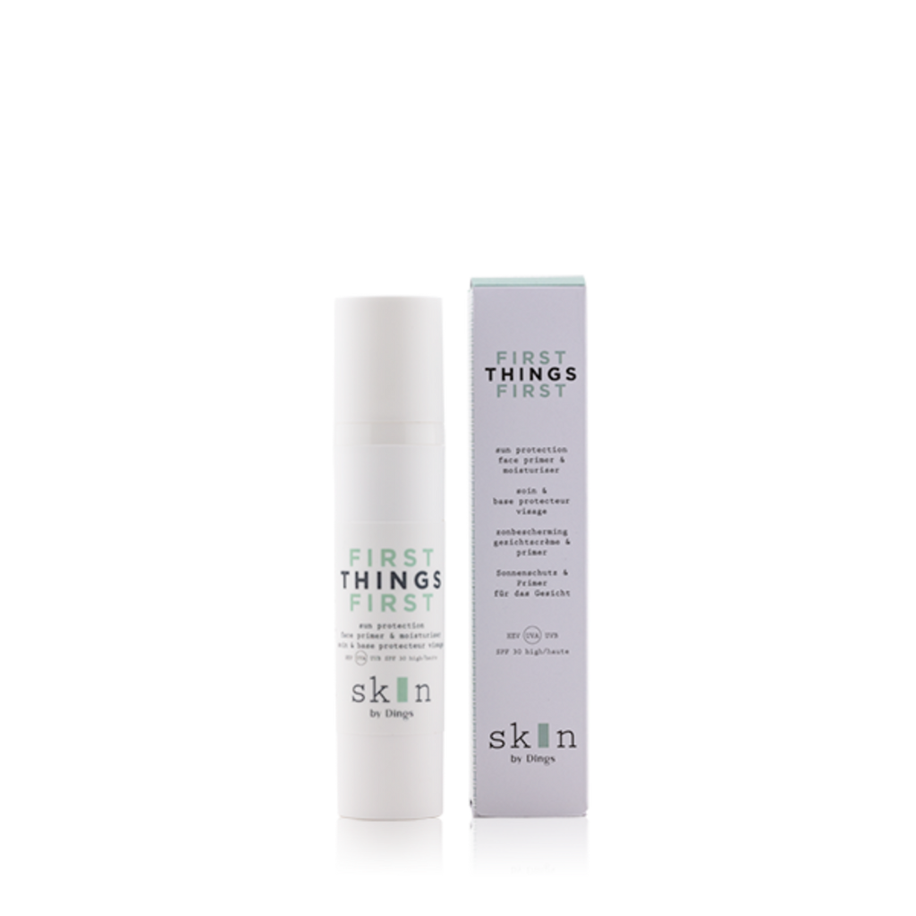 Skin by Dings FIRST THINGS FIRST – face primer & moisturiser SPF 30