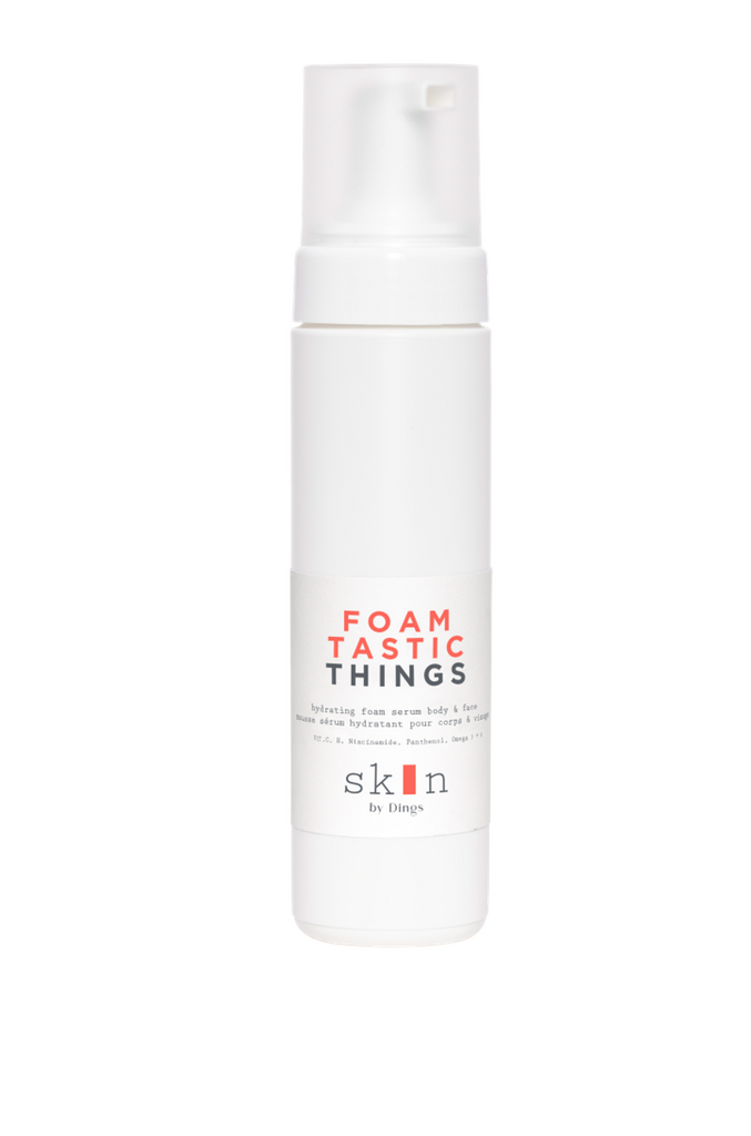 SKIN BY DINGS FOAM TASTIC THINGS hydrating foam serum body & face