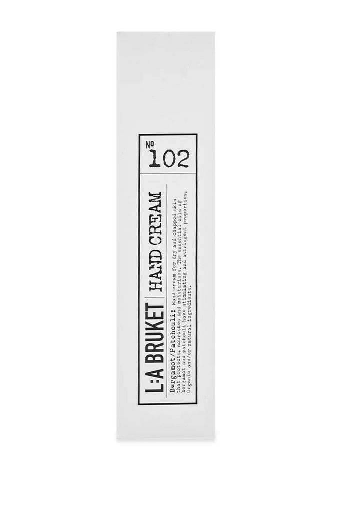 L:A BRUKET 102 Hand cream Bergamot/ Patchouli