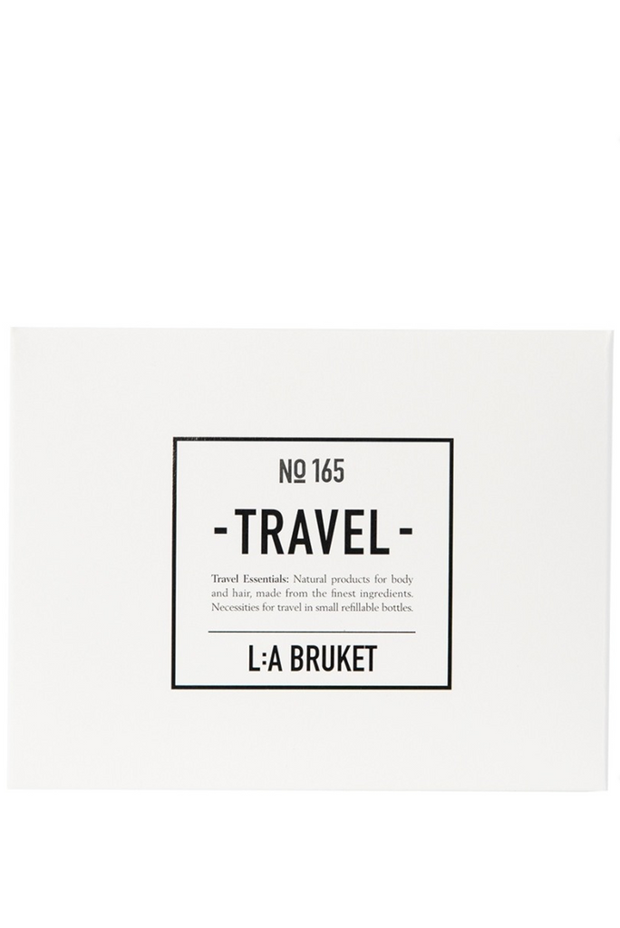 L:A BRUKET 165 Travel kit Lemongrass & Bergamot/ Patchouli