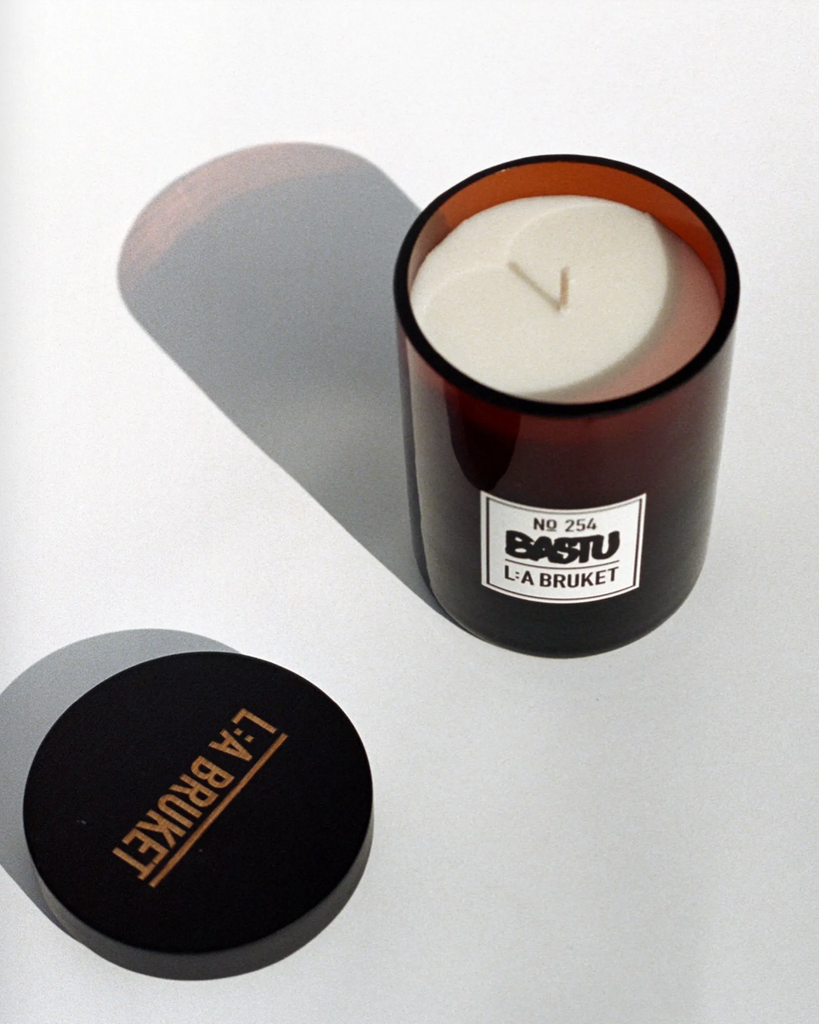 L:A BRUKET 254 Scented candle (limited edition) Bastu 260g