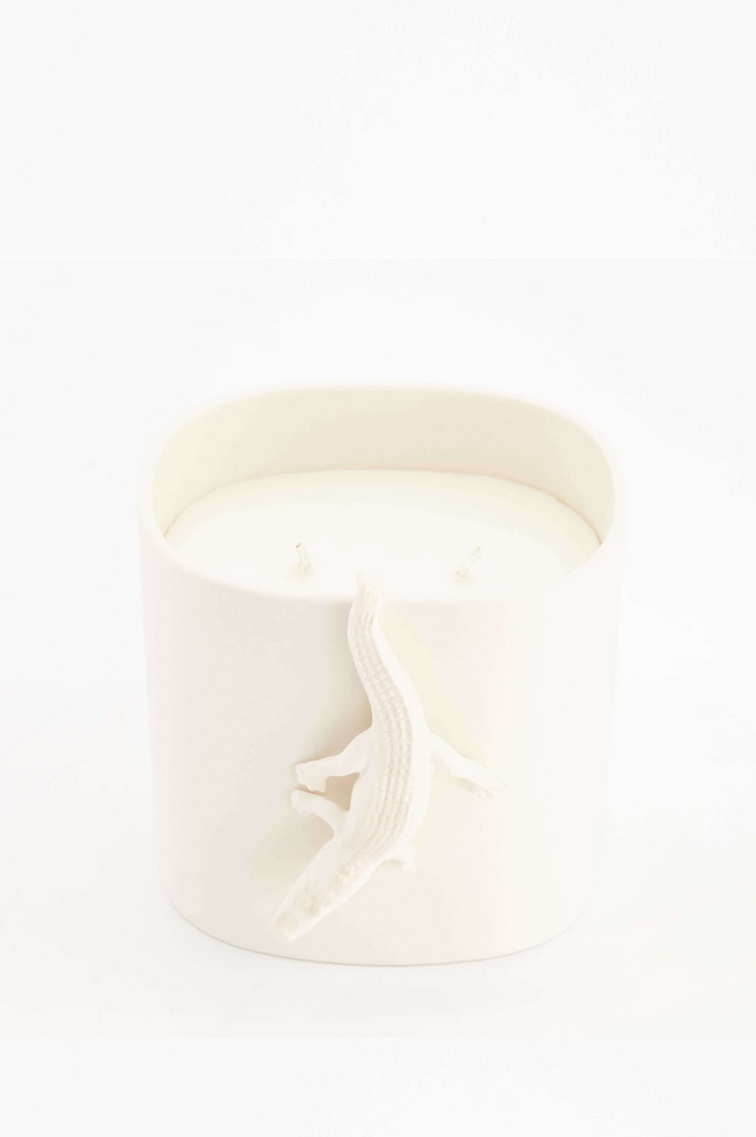 L'AIMÉ & ITEMS'14 Le Crocodile Bois de Saffron Scented Candle