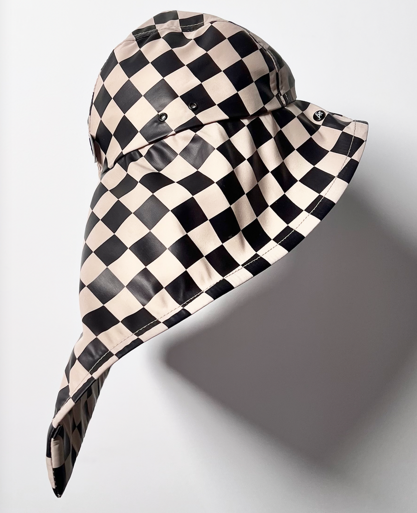 L'Hood The Ritza Checkerboard Black & Cream