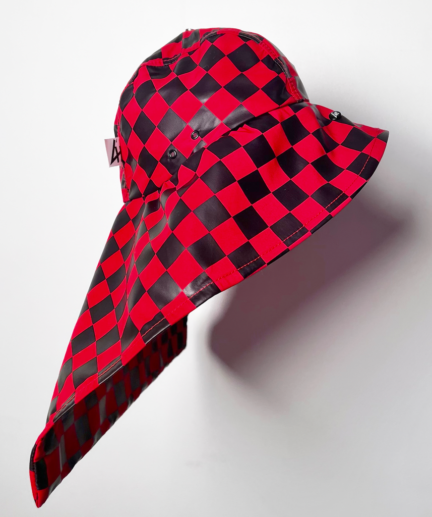 L'Hood The Ritza Checkerboard Black & Red