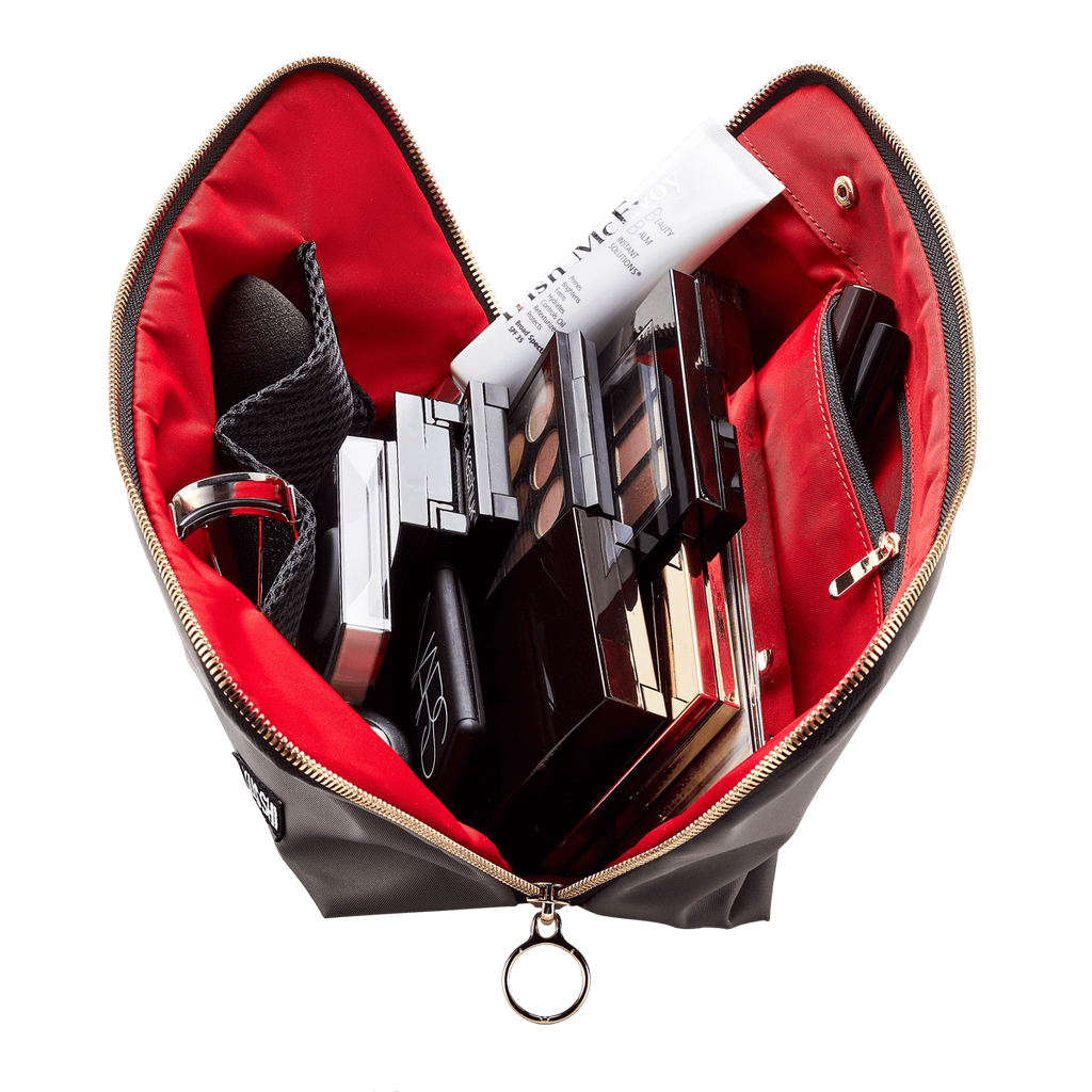 KUSSHI SIGNATURE Cosmetics Bag LEATHER