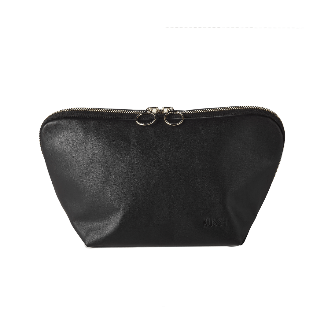 KUSSHI SIGNATURE Cosmetics Bag LEATHER