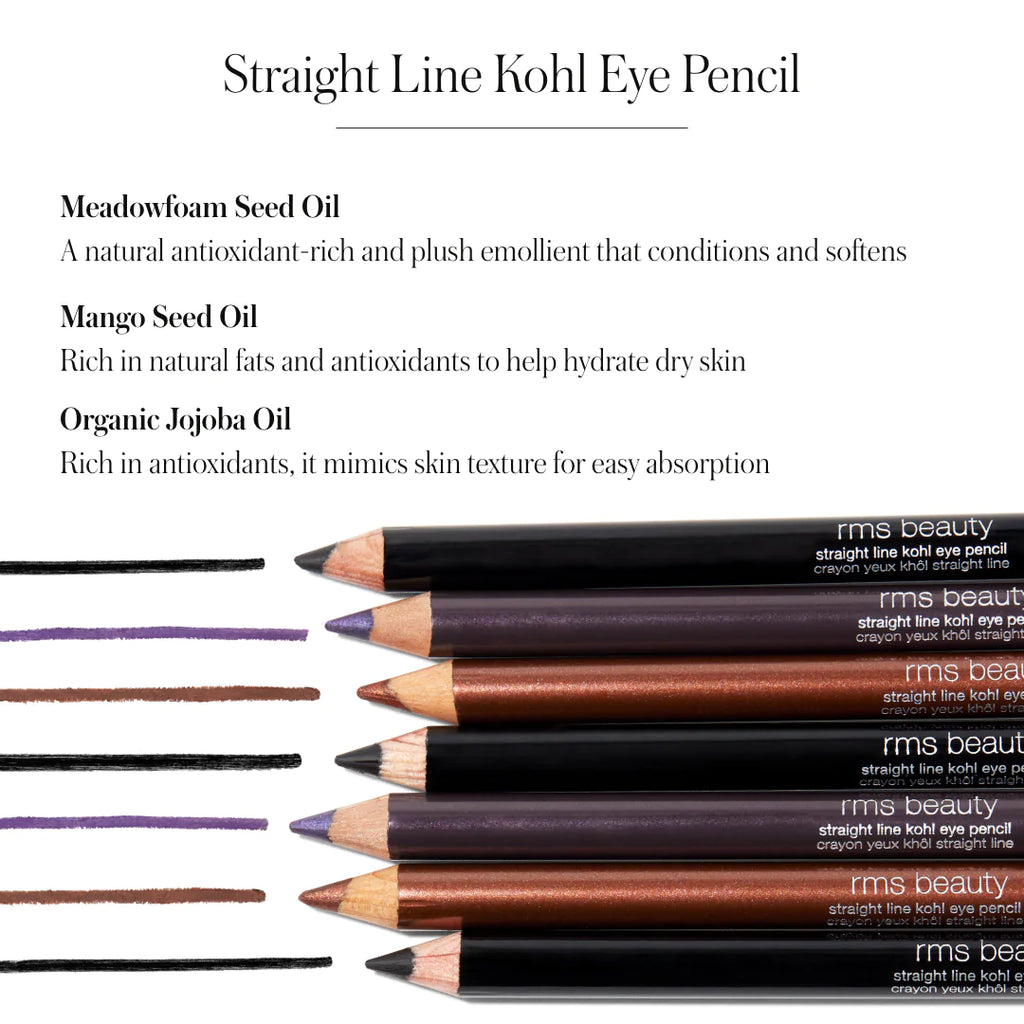 RMS STRAIGHT LINE KOHL EYE PENCIL WITH SHARPENER