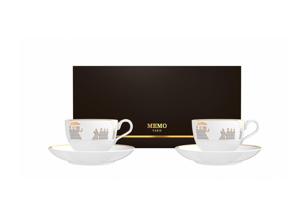 MEMO Paris HOME Cedar Candle - Tea Cup SET (2pcs)